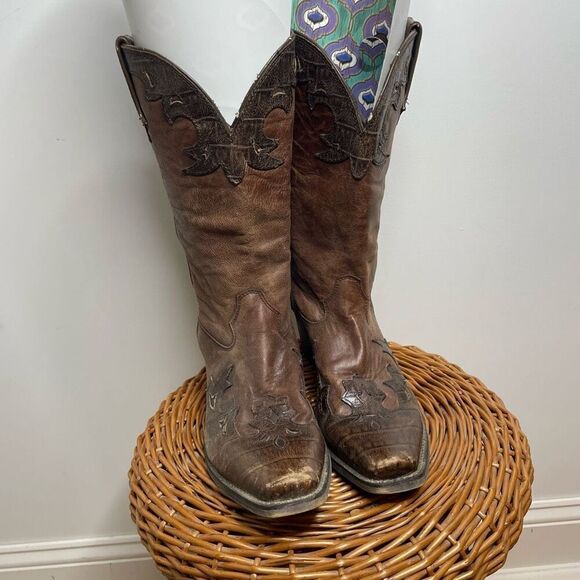 DURANGO GAMBLER 12" WESTERN BOOT (DB4434) Size 8.5ee 8 1/2 ee Brown Cowboy‎ - Picture 3 of 10